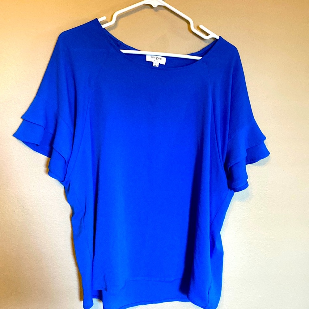 Oversized umgee blue blouse